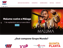 Tablet Screenshot of grupomundo.es